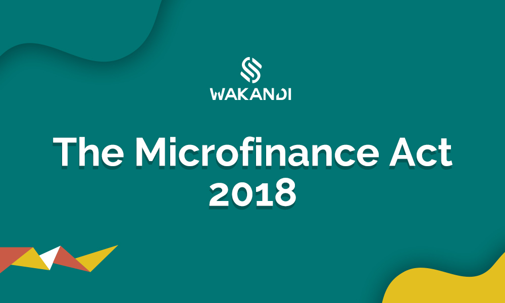 microfinance act 2018